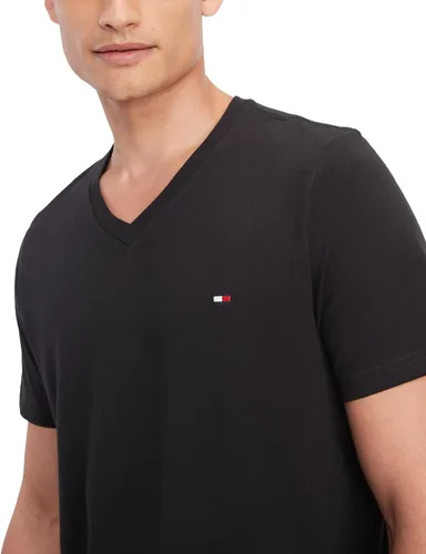 Vista 3 de Tommy Hilfiger Camiseta con cuello en V de bandera para hombre