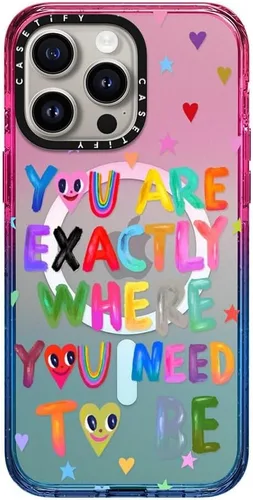 Vista 27 de CASETiFY Funda para iPhone 15 Pro Max, compatible con MagSafe Protección contra caídas de grado militar 4x de 8.2 pies Cheetah Paradise Pink