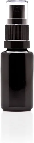 Vista 15 de Infinity Jars Botella de spray de niebla fina de vidrio ultravioleta negro de 0.2 fl oz (0.17 fl oz)