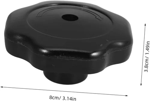 Vista 6 de UKCOCO 2 pomos de repuesto para tapa de olla a presión, resistente al desgaste, compatible con cocinas, diseño seguro y atractivo