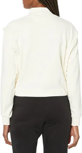 Vista 2 de adidas Originals Sudadera Adicolor Clean Classics con media cremallera para mujer
