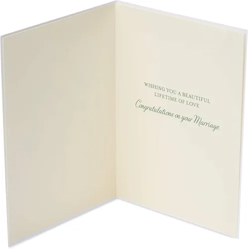 Vista 2 de Tarjeta de papiro para boda (Hermosa vida de amor)