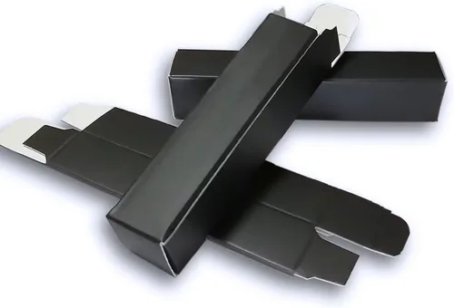 Vista 4 de ANZKA Paquete de 50 cajas de bálsamo labial, caja de envoltura de 2.7 x 0.7 x 0.7 in para tubos de contenedores de bálsamo labial de 0.15 onzas