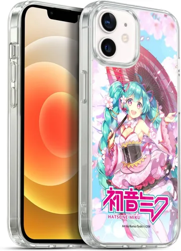 Vista 185 de Head Case Designs Licencia Oficial Hatsune Miku Gráficos Lindos Carcasa de Gel [Protección de Grado Militar] Compatible con Apple iPhone 7