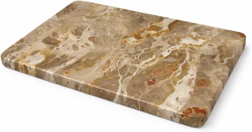 Vista 14 de Tabla de mármol blanco - Tabla de quesos Bandeja de madera de acacia para charcutería, queso, carnes, frutas, galletas Tabla de cortar, bandeja