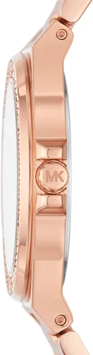 Vista 2 de Michael Kors Lennox- Reloj de acero inoxidable con tres manecillas