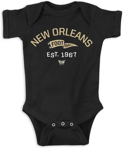 Vista 5 de Ropa de bebé con banderín retro para fanáticos del fútbol americano profesional (NB-7T)