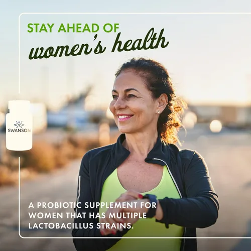 Vista 2 de Swanson FemFlora - Probiótico para mujer para apoyo a la salud digestiva, urinaria y vaginal femenina, con 9 mil millones de UFC por cápsula