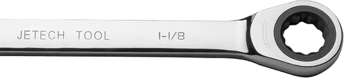 Vista 3 de Jetech Llave combinada de trinquete de 1-1/8 pulgadas (paquete de 5) - Llave de engranajes de acero Cr-V de grado industrial métrico en acabado Sae