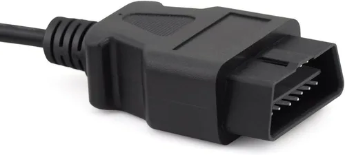 Vista 7 de iKKEGOL 1M 3.3ft DB9 Serial RS232 Puerto hembra a macho OBD2 OBDII 16 Pin OBD Adaptador de cable de extensión de diagnóstico Conector de cable