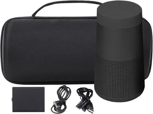 Vista 8 de co2CREA Funda rígida de repuesto para altavoz Bluetooth portátil Bose SoundLink Revolve Series II, carcasa negra