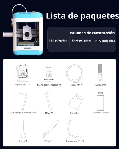 Vista 8 de Mini impresora 3D totalmente ensamblada para niños y principiantes - Kit completo de inicio con máquina de impresión 3D de nivelación automática, 1