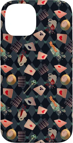 Vista 4 de Funda de regalo para iPhone 16 con diseño de cuento de hadas de Alicia en el país de las maravillas