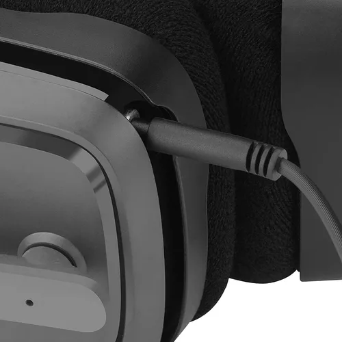 Vista 2 de Cable de repuesto de auriculares de 2M de 6.5 pies con control de volumen para Astro A10/A30/A40/A50, cable de auriculares para PS5/PS4/Xbox Series