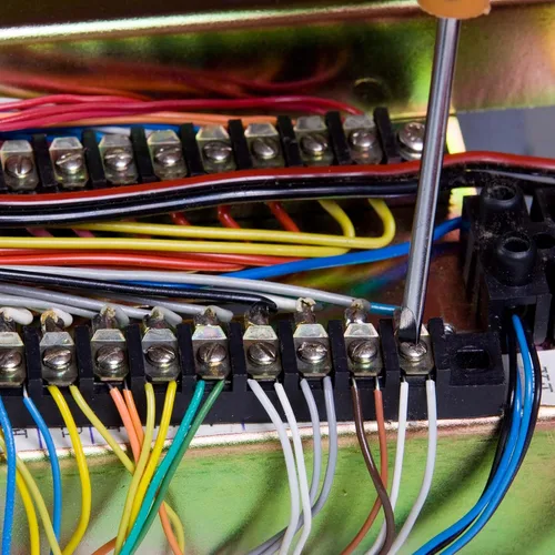 Vista 8 de uxcell 6 filas dobles 600V 60A Bloque de barrera de alambre Tira de terminales TBC-6006