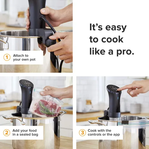 Vista 2 de Anova Culinary Sous Vide Precision Cooker 2.0 (WiFi), 1000 vatios