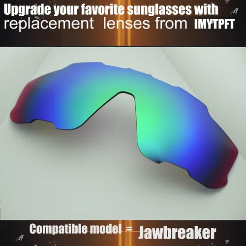 Vista 5 de IMYTPFT CompatibleReplacement for Lenses oakleys Jawbreaker 24K GoldGreen