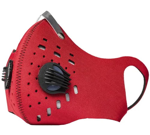 Vista 10 de ECO-GEAR Máscara facial anticontaminación con protección de carbón activado de grado militar Antihumo, gases de escape, polvo, polen Correr