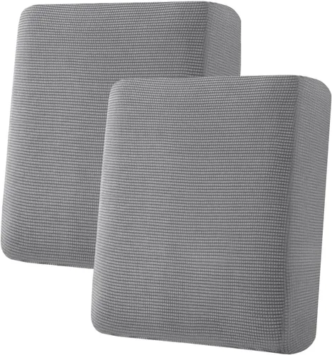 Vista 62 de ADPON Fundas de sofá modular, funda de cojín para sofá o sillón en forma de L, funda separada para sofá seccional izquierdo o derecho (1 diván, gris)