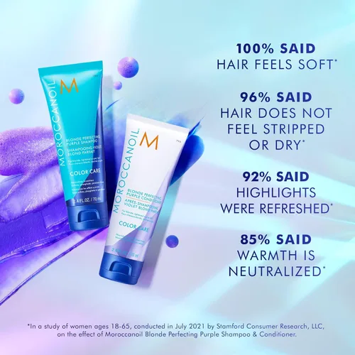 Vista 2 de Moroccanoil Rubio Perfeccionador Champú Púrpura