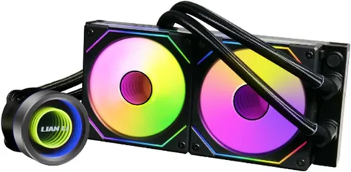 Vista 3 de LIAN LI Galahad II Trinity 240MM Kit de refrigeración líquida para CPU todo en uno, color negro