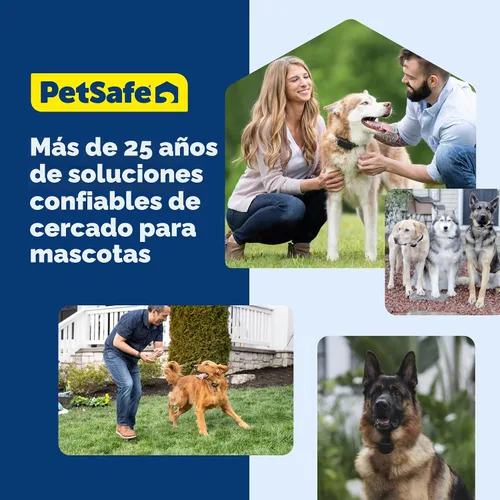 Vista 7 de PetSafe Pawz Away - Barrera para mascotas para interiores, funciona con pilas, área de contención invisible para interiores con collar ajustable