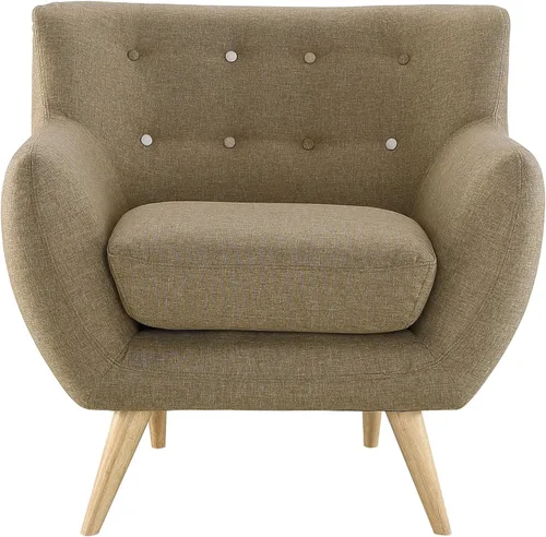 Vista 19 de Modway Remark Mid-Century - Sillón moderno con tela tapizada