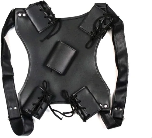 Vista 3 de Ace Martial Arts Supply dos espadas ninjas con vaina doble