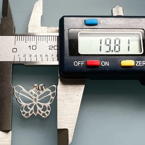 Vista 5 de Collar de mariposa de plata esterlina, collar de regalo motivacional inspirador, regalo de mejor amigo, regalo de graduación 2025, 18 pulgadas