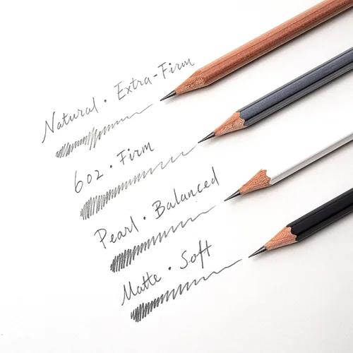 Vista 7 de Lápices Blackwing Palomino 602 - 12 unidades con Heritage, Gris Gris metalizado