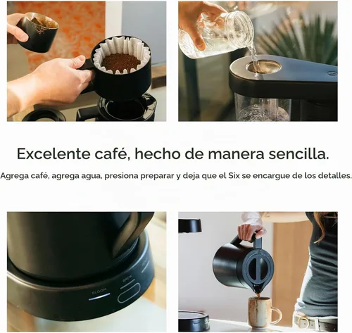 Vista 11 de Ratio Six Series 2 - Cafetera de goteo, jarra térmica de 8 tazas Negro