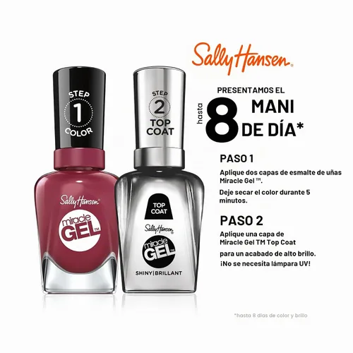 Vista 5 de SALLY HANSEN Miracle Gel - Esmalte de uñas