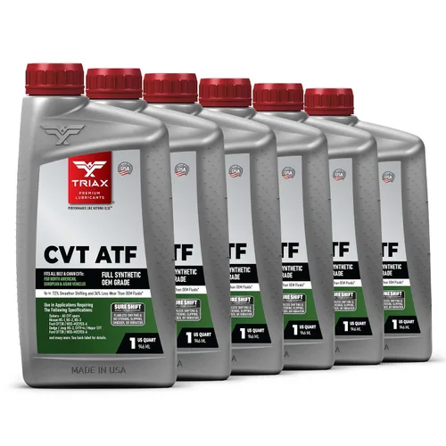 Vista 10 de TRIAX CVT ATF Líquido de transmisión CVT antideslizante universal de grado OEM, supera todas las especificaciones OEM (1 cuarto de galón)