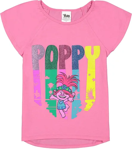 Vista 3 de DreamWorks Trolls Poppy 4 piezas Mix n' Match Top Shorts & Legging Set
