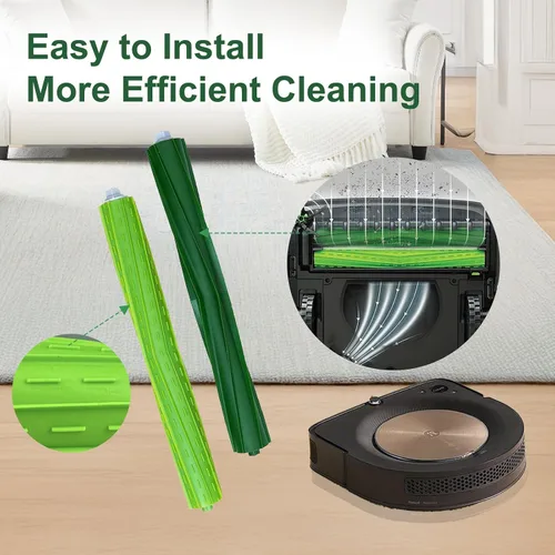 Vista 11 de Juego de 4 accesorios de rodillo de cepillo s9 para iRobot Roomba s9