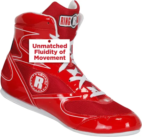 Vista 11 de Ringside Zapatos de Boxeo Invictos, Zapatos de Cuero Sintético para Hombres y Mujeres, Ligeros, Zapatos de Tobillo Altos para Boxeo, Entrenamiento