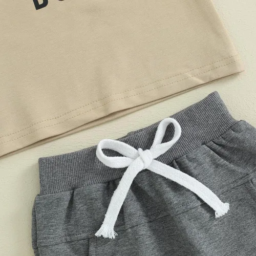 Vista 61 de Conjunto de camiseta de manga corta para bebé niño y niña, camiseta de manga corta, pantalones cortos casuales, ropa para recién nacidos, 6, 12, 18