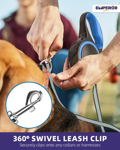 Vista 7 de Accesorio adicional para correa retráctil para perro, correa de mano y muñeca, para mayor comodidad, agarre suelto para tus manos y un mejor