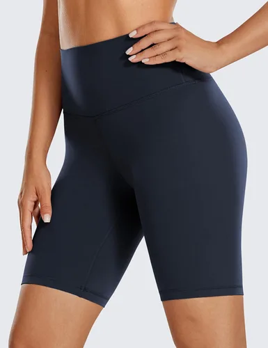 Vista 2 de CRZ YOGA Butterluxe - Pantalones cortos de ciclismo para mujer de 2.5 pulgadas, 4 pulgadas, 6 pulgadas, 8 pulgadas, cintura alta