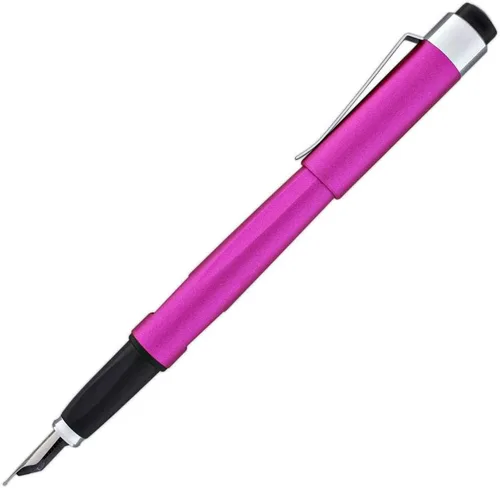 Vista 4 de DIPLOMAT - Pluma estilográfica Magnum Steel - Rosa - Simple y ligera - Escritura suave y cómoda - Aspecto elegante - Acero inoxidable - Artesanía