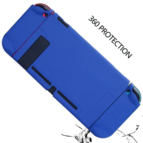 Vista 7 de Dockable Case for Nintendo Switch - COMCOOL 3 in 1 Protective Cover Case for Nintendo Switch and Joy-Con Controller with Screen Protector and Thumb