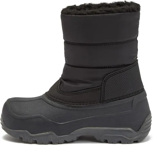 Vista 3 de London Fog Jett Botas de nieve para niños, botas de nieve de invierno aisladas para niños y niñas, tallas de 11 a 5