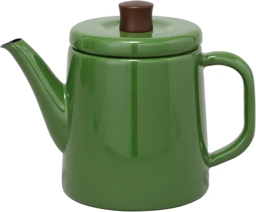 Vista 5 de Noda Enamel Kettle, 0.3 gal (1.5 L), Enameled Porchka Pot, Made in Japan