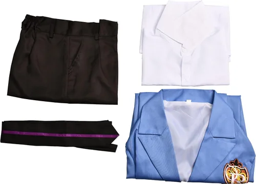 Vista 7 de FiluuCos Ouran High School Host Club Cosplay Disfraz de uniforme escolar