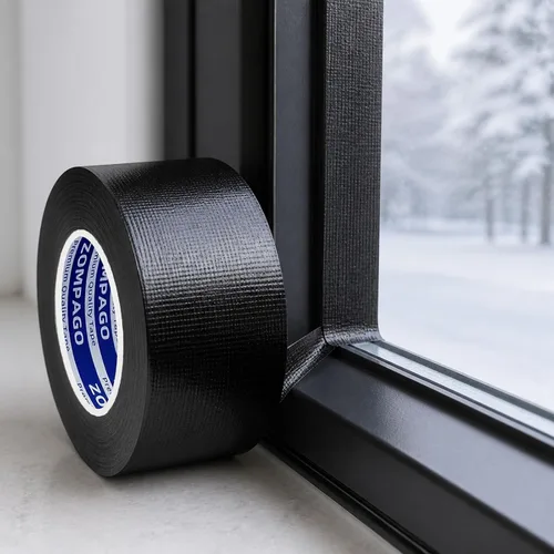 Vista 13 de Reparación de cinta adhesiva impermeable resistente al agua, 1.8 Negro