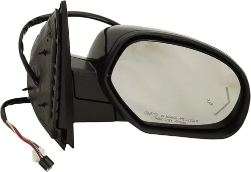 Vista 45 de Kool Vue - Espejo calefactable izquierdo para Chevrolet Silverado 1500 GMC Sierra 1500 2007-2013 plegable eléctrico con luz de señal y lámpara