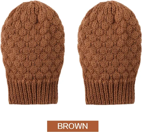 Vista 76 de Guantes de punto para bebés, niños y niñas, guantes de invierno para recién nacidos, guantes de 0 a 3 años