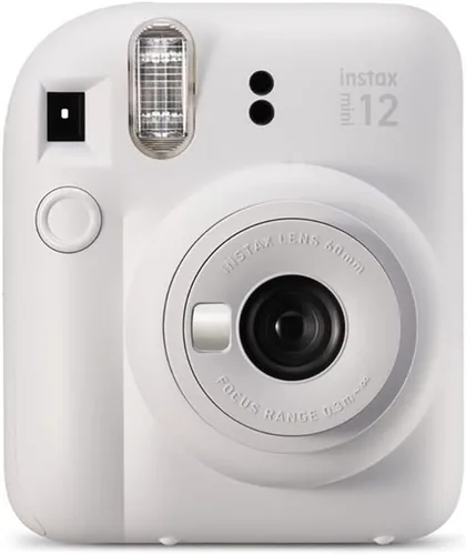 Vista 3 de Fujifilm instax Mini 12 - Cámara instantánea con paquete de 40 películas de disparo, color blanco arcilla