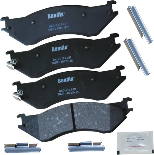 Vista 273 de Bendix Priority1 CFC154 - Juego de pastillas de freno de disco para Avanti II, Century, LeSabre, Regal, Riviera, chasis comercial, DeVille