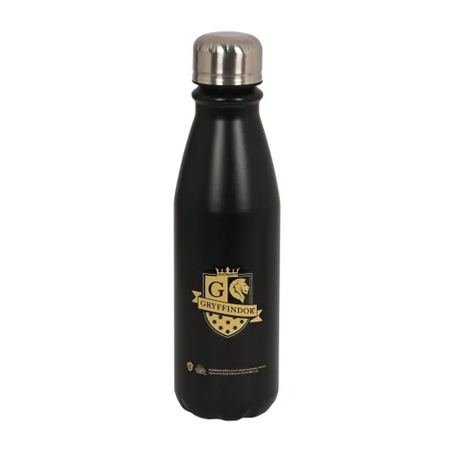Vista 2 de Botella de Agua Harry Potter Bravery Negro Metal 500 ml